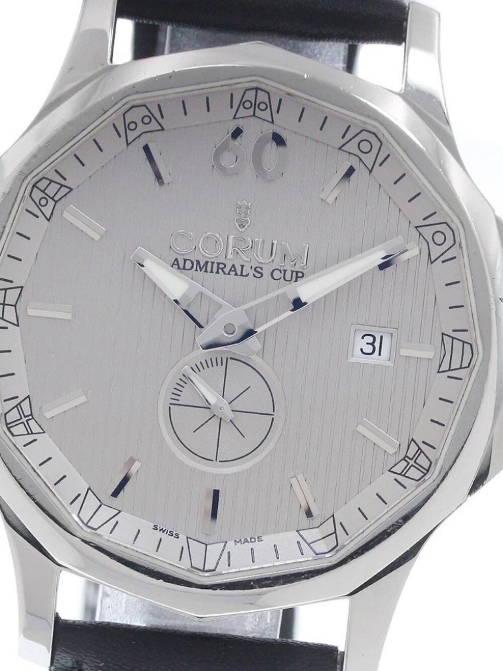 CORUM Admiral Legend 42 01.0090 Date Silver Dial Automatic Men's Watch_960295